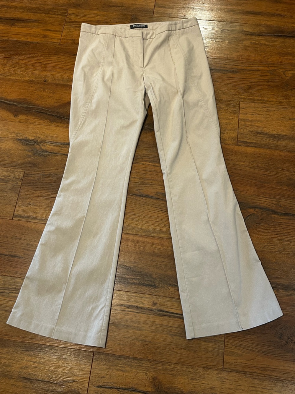 Bisou Bisou Michele BohBot Women’s 12 Y2K Esque Khaki Flared Pants Bottoms